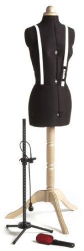 Adjustoform Schneiderbüste Lady Valet B-44/50: Damen, Erwachsene Frauen, Kunststoff, Holz, Schwarz, Birke