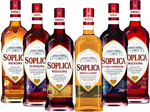 6 Flaschen Soplica Mix 30% vol. Alk. a 0,5L 6 Sorten
