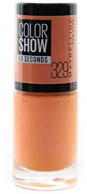 Gemey-Maybelline - Display a colori 60 secondi - Smalto arancione - 329 Canal Street