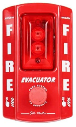 Evacuator Construction Site Fire Sitemaster Push Button Alarm