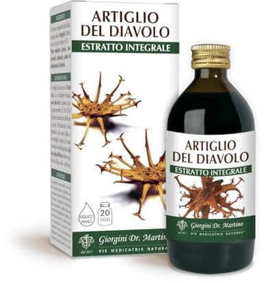 Dr Giorgini Integratore Alimentare, Artiglio del Diavolo Estratto Integrale Liquido Analcoolico - 200 ml