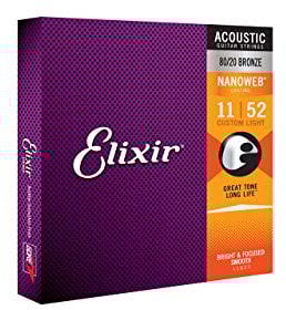 Elixir 16027 Nanoweb Custom Light Phosphor Bronze Saiten 11-52