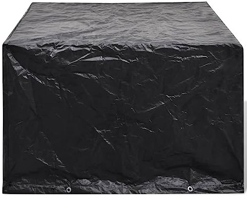 vidaXL Gartenmöbel Abdeckplane Poly Rattan 113x113cm Abdeckhaube Schutzhülle