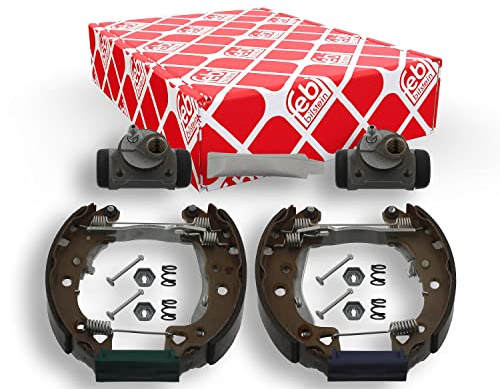 febi bilstein 37490 Brake Shoe Set with additional parts, pack of two