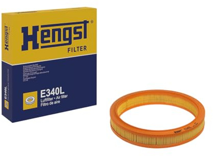 HENGST - Luftfilter E340L - Luft-Filtereinsatz für KFZ | Hochwertiger Motorluftfilter für Otto- oder Dieselmotor - Schutz für Motoren - Wasserbeständig