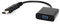 Gembird A-DPM-VGAF-02 Displayport VGA Negro adaptador de cable - Adaptador para cable (Displayport, VGA, Negro)