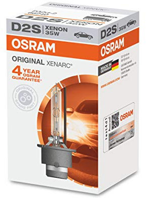 Set von 2 Osram/Sylvania Xenarc (Xenon) D2S Lampen Scheinwerfer # 66240 – New OEM – 35 W/P32d – Made in Germany