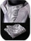 HISDERN Krawattenschal Hellgrau Herren Paisley Hochzeit Ascot Krawatte Taschentuch Business Blumen Halstuch und Einstecktuch Set