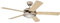 Westinghouse Lighting Comet Ventilador de Techo E14, 40 W, Titanio