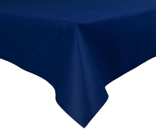 Sensalux Bierzeltgarnitur, Tischdecke aus stoffähnlichem Vlies, Standard 100 by Oeko-TEX, ideal für Jede Feier, Catering, Hochzeit, Geburtstag, 1,18m x 2,5m, Dunkelblau