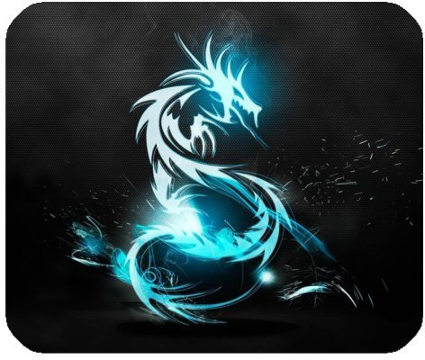 Mousepad Unique Design Mouse Pad Cool Blue Dragon Gaming Mousepad