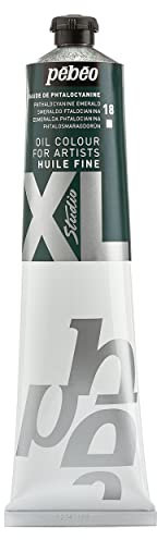 Pébéo Óleo Fino XL - Pintura Oleo, 200 ml, Verde (Esmeralda De Phtalocianina)
