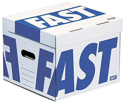 Fast 10 Stück Caisse à Dokumente Manuelle 35 x 35 x 28 cm blau