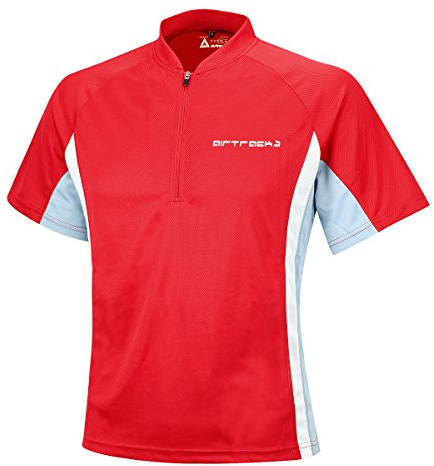 Airtracks Laufshirt Kurzarm Funktionsshirt - Running T-Shirt - Fitness - Jogging - Atmungsaktiv - Schnelltrocknend