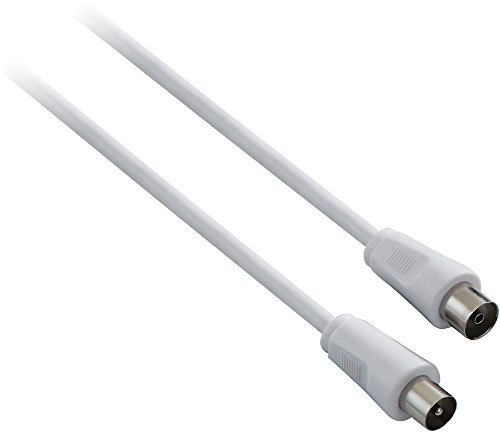 Belkin F3Y054BF5MWHT Cavo Antenna M/F, 75 dB, 5 m, Bianco