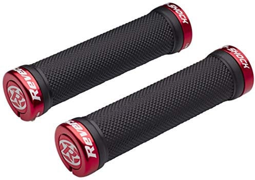 Reverse Grip R-Shock Soft Compound Fahrrad Schraubgriffe schwarz/rot: Größe: 29mm