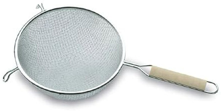 LACOR 61316 Colador Doble Malla U.P 2 Ganchos, 16 cm