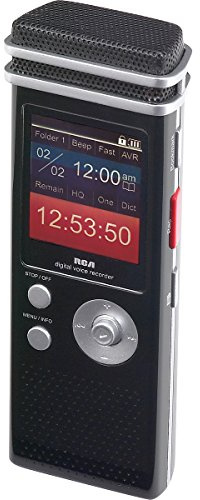 RCA VR5340 800 Hour Digital Voice Recorder with Full Color Display