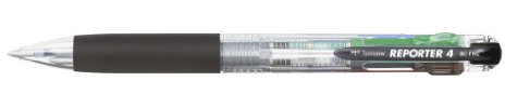 Tombow BC-FRC20-BS Vierfarb-Kugelschreiber Reporter 4, geblistert, transparent