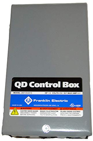 FRANKLIN ELECTRIC 1/2 HP Submersible Water Pump Control Box