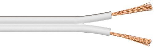 MANAX 15109 - Cable de altavoz (2 x 0,5 mm2, 100% cobre libre de oxígeno, 10 m), color blanco