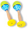 BONTEMPI - 562010 – Musikinstrument – Maracas aus Holz – zufällige Farbauswahl