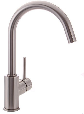 Grünblatt Niederdruck Küchenarmaturen Einhebelmischer Wasserhahn (3-Nickel-genürstet)