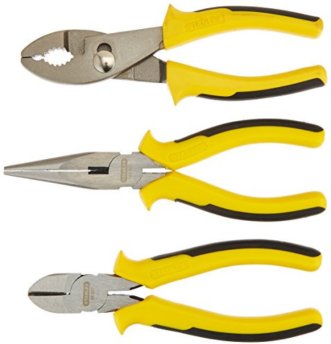 Stanley 84-056 - Set di pinze bimateriale, 3 pezzi