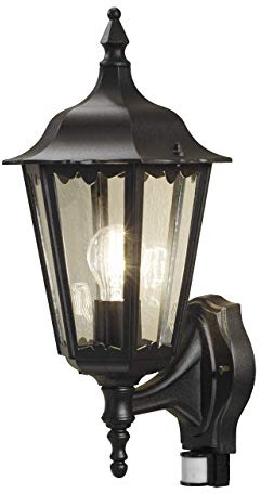 Konstsmide Firenze 7236 Wandleuchte (B: 22cm T: 29cm H: 48cm, 1x100W, IP44) matt-schwarz