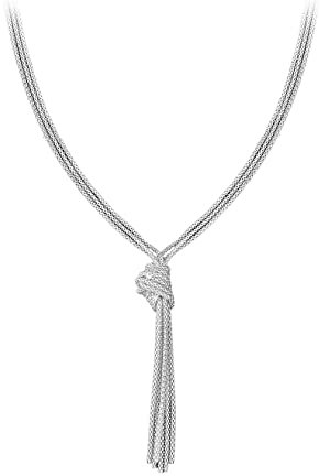 Tuscany Silver Damen Popcorn Kette Halskette Sterling Silber Klassisch Knoten 46cm/18zoll
