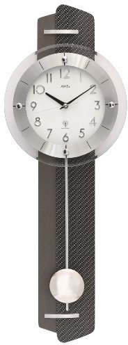 AMS Moderne Wanduhr mit Funkwerk, Funkuhr, batteriebetrieben Casilina- 5264