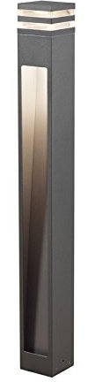 Gnosjö Konstsmide 7945-370 A Wegeleuchten, Aluminium, anthrazit, 11 x 11 x 100 cm