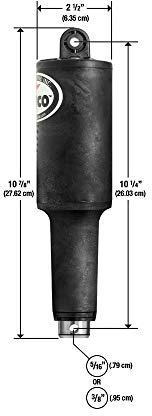 LENCO MARINE 15057-001 Stellantrieb, 2 1/4 Hub 101XDS 12V 5/16, Schwarz, Einheitsgröße