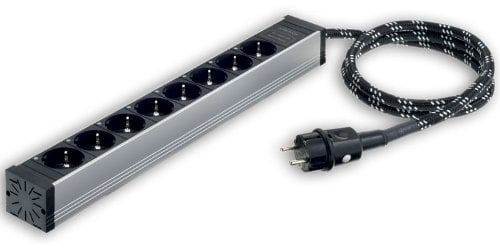 In-akustik Referenz AC-2502-P8 Netzleiste (8-Fach, 3X 2,5qmm) 3,0 m