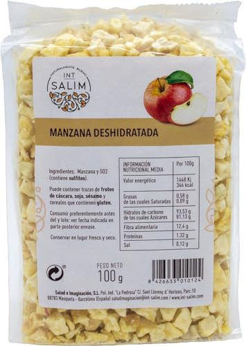 INT- SALIM - MANZANA DESHIDRATADA - 100 GR