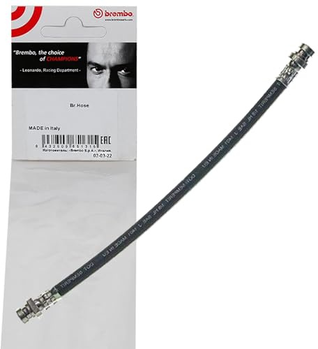 BREMBO Bremsschlauch T79006 Länge: 300mm, | Kompatibel mit: SUZUKI SAMURAI Geländewagen geschlossen, SJ410, SJ410 Cabrio, SJ413, VITARA, VITARA Cabrio, X-90