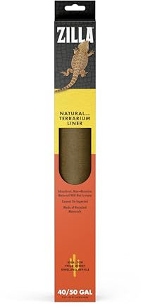 Zilla Bodeneinlage für Reptilien-Terrarium, Braun, 30BR/40BR/50/65G, 43,8 x 89,5 cm