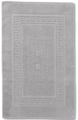 CASA TESSILE Tappetino da bagno in spugna 60 x 120 cm Torino - Grigio