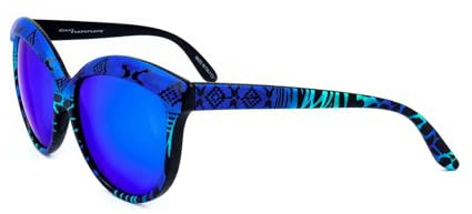 Italia Independent Damen 0092INX-022-000 Sonnenbrille, Mehrfarbig (Azul/Negro), 58