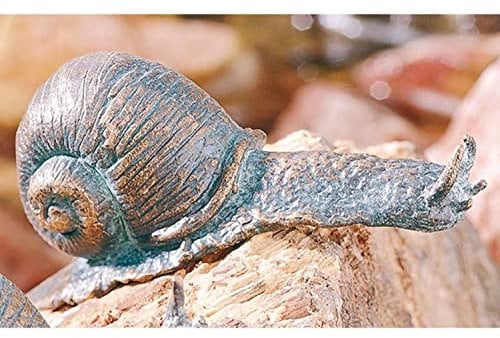 Rottenecker Bronzefigur, Skulpturen, Schnecke gebogen 8,5 cm lang