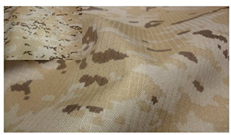 Fabrics-City beige/braun 770er Cordurastoff Spanien Wüste Camouflage Stoff, Tarnstoff, Militär, Army, Tarnmuster, Natodruck, zum Nähen, Kleben, Outdoor, Jagd, Survival, 3527