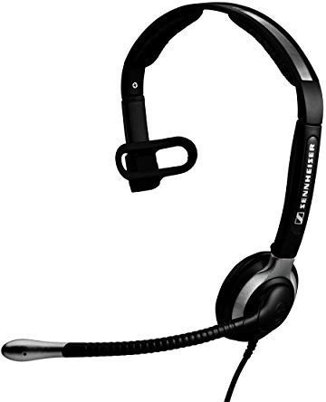 Sennheiser CC510 Over The Head Monaural On-Ear Headset - Black