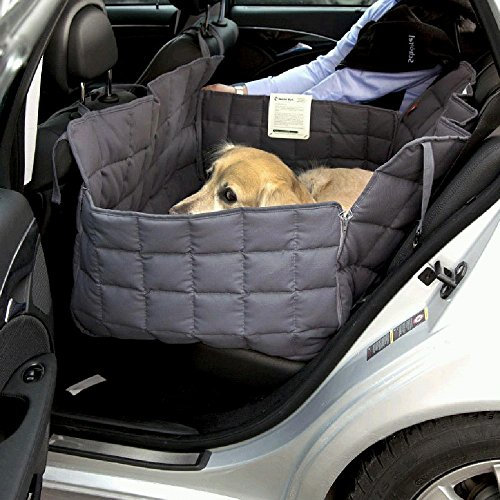 Doctor Bark 104311-200 2-Sitz Autodecke, grau, Größe M, circa 80 x 55 x 58 cm