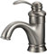 Nostalgie Retro Einhebel Waschbecken Armatur Edelstahl Optik von Sanlingo