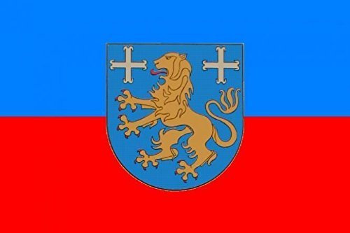 U24 Aufkleber Landkreis Friesland Flagge Fahne 8 x 5 cm Autoaufkleber Sticker