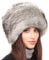 Futrzane Classic Kosakenmütze - Fellmütze Damen Winter - Pelz Russische Mütze (M, Silber Classic)