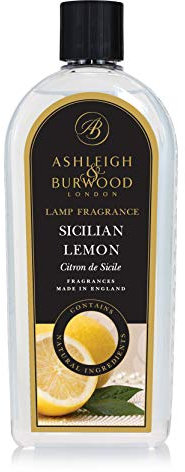 ASHLEIGH & BURWOOD | Lampenduft für Duftlampe | Sizilianische Zitrone Duft | Zitronen Raumduft | Brenndauer 20 Stunden | Geruchsneutralisierer | 1000ml