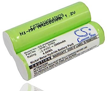 vhbw Akku kompatibel mit Philips Norelco HQ7868, HQ8825, HQ8865, HQ8885, HS345 Rasierer Haarschneider (2000mAh, 2,4V, NiMH)