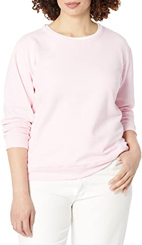 Hanes Women's ecosmart Sweatshirt, Pale Pink, L UK