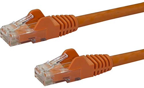 StarTech.com N6PATC50CMOR 0.5 m Cat6 Patch Cable with Snagless RJ45 Connectors - Orange